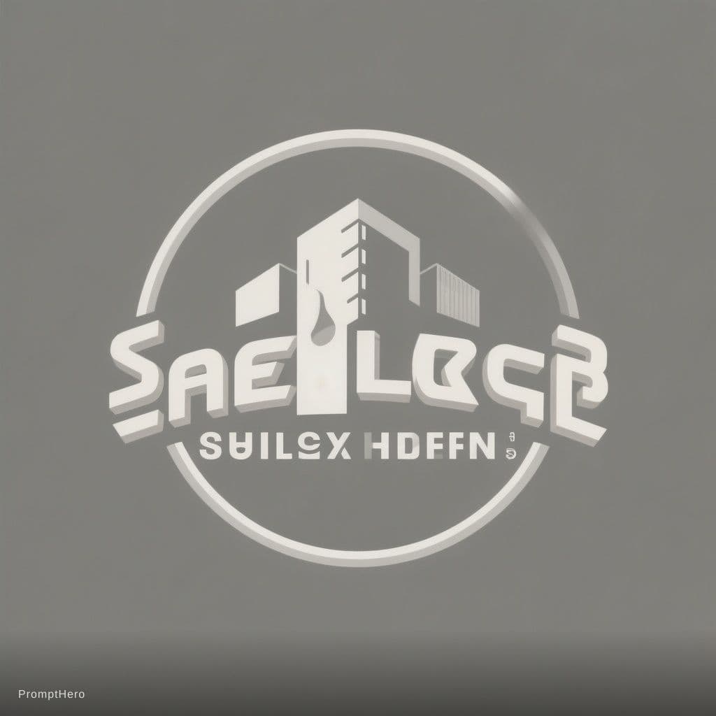 AI generated: create a minimalistic logo for my building company. The logo should prominently feature our company ...