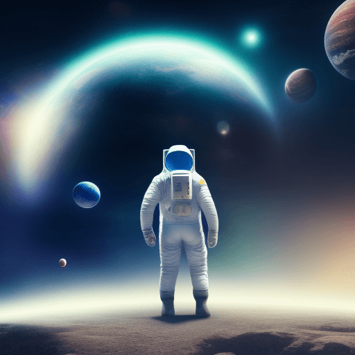 AI generated: a spaceman explore mystical world, ultra realistic 4k