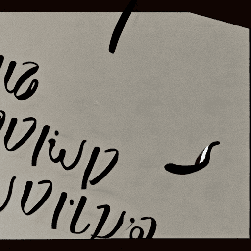 AI generated: the words "terre futile" in hand writing signature style. all letters are in clear readable form