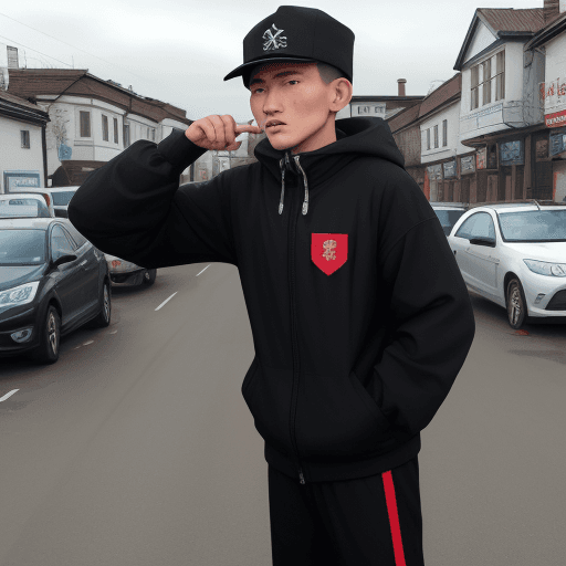 AI generated: kyrgyz roadman drill boys
