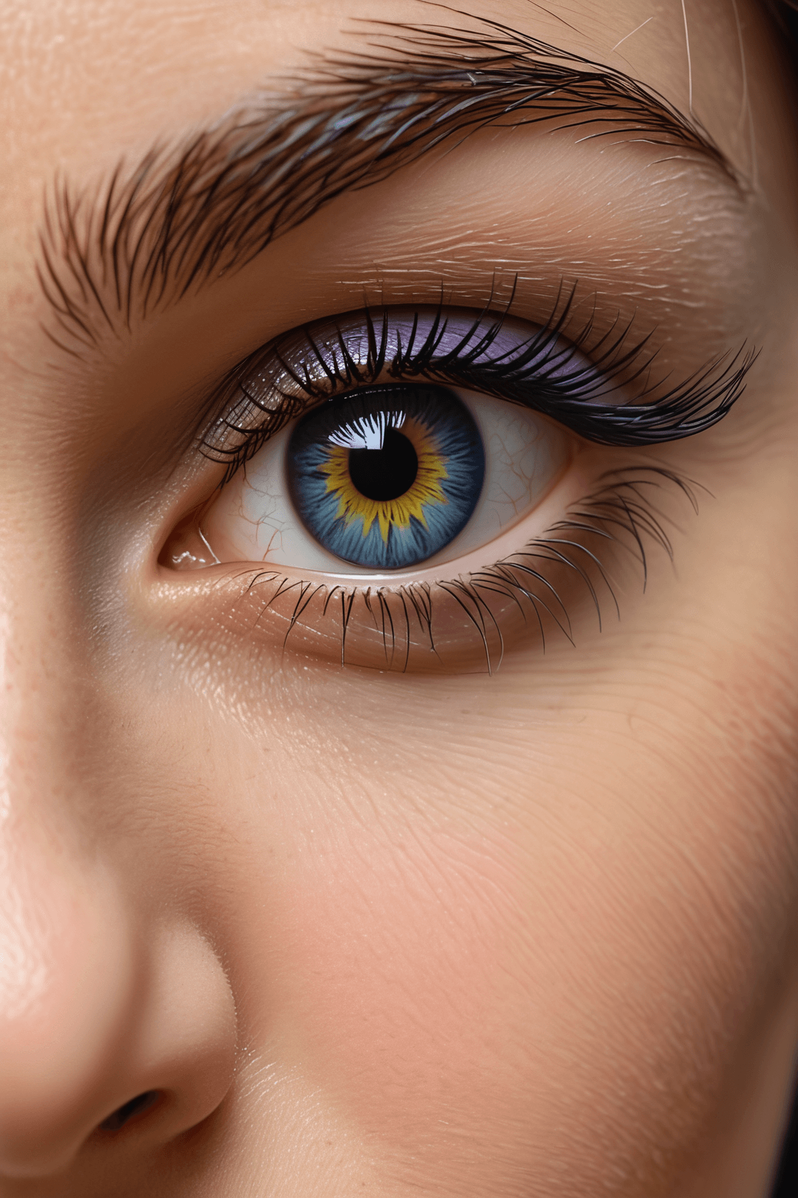 AI generated: A woman of 30 years old.. beautifully detailed iris..
