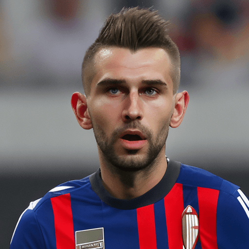 AI generated: Photo of realisitc face of Milan Skřivan