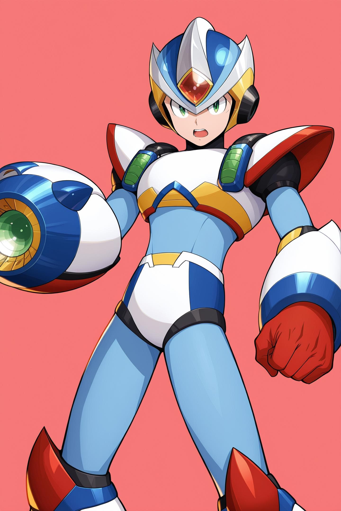 [illustrious XL] Second Armor X (Megaman X2) /洛克人X2/ RockmanX2，第二装甲X