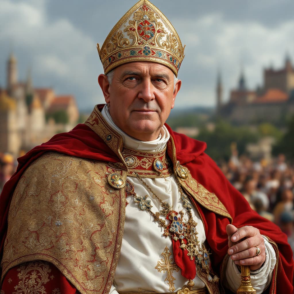 AI generated: Ultra realistic photo of Pope Alexander VI
