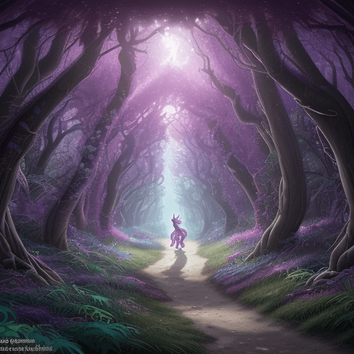 AI generated: Step into the enchanting realm of My Little Pony and imagine a scene where the main characters, incl...