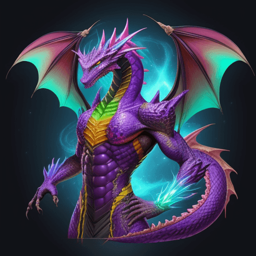AI generated: dragon humaniod made out of pure energy vibrant colors handsome male - Image #3

See more 

https://...