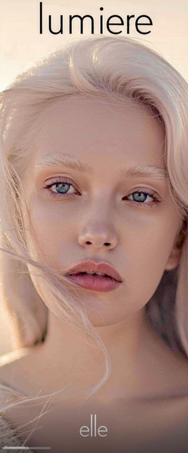 AI generated: A luxury high-fashion magazine cover. Magazine name at the very top in massive elegant serif font re...