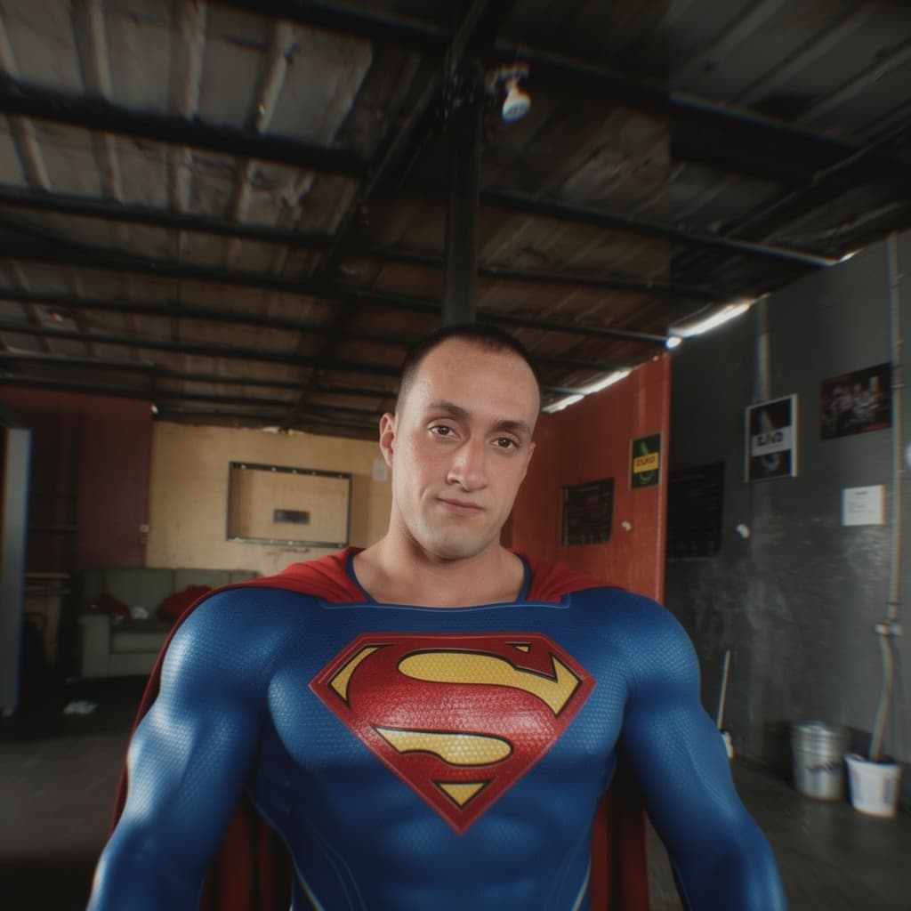 AI generated: Super man
