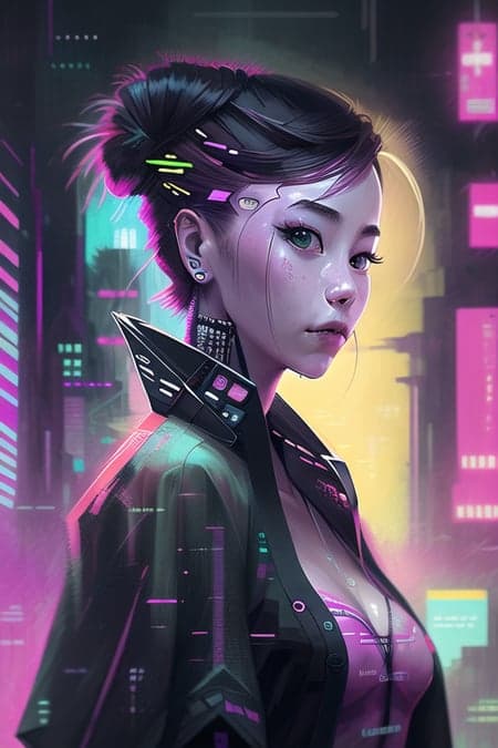 [LuisaP] 🥷Cyberpunk Portrait [1MB]
