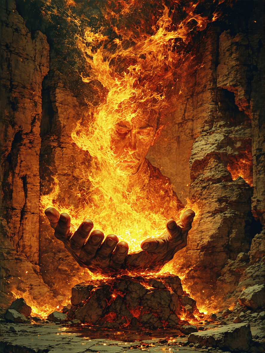 AI generated: Joan Baptista van Helmont the philosopher by fire and atoms are but bursting corpuscles. The seventy...