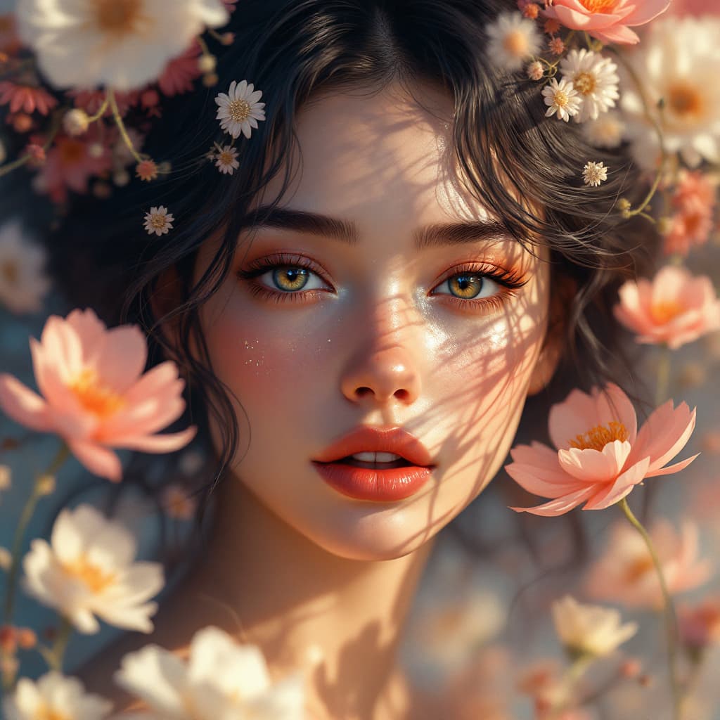 AI generated: a beautiful bohemian girl, intricate, highly detailed, digital painting, pixiv, artstation, official...