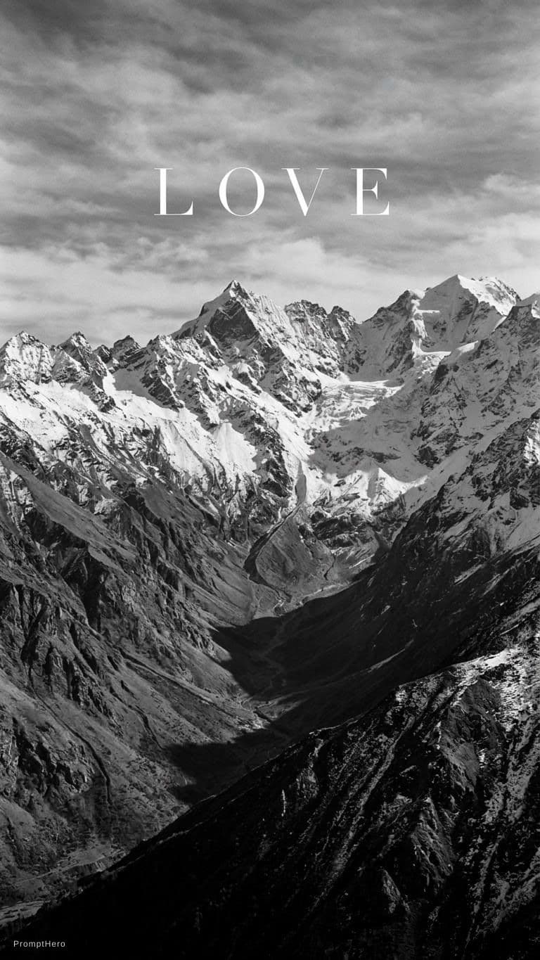 AI generated: A beautiful mountain image