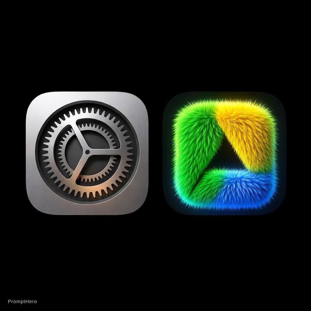 AI generated: Gerar ícones de aplicativos para o iPhone