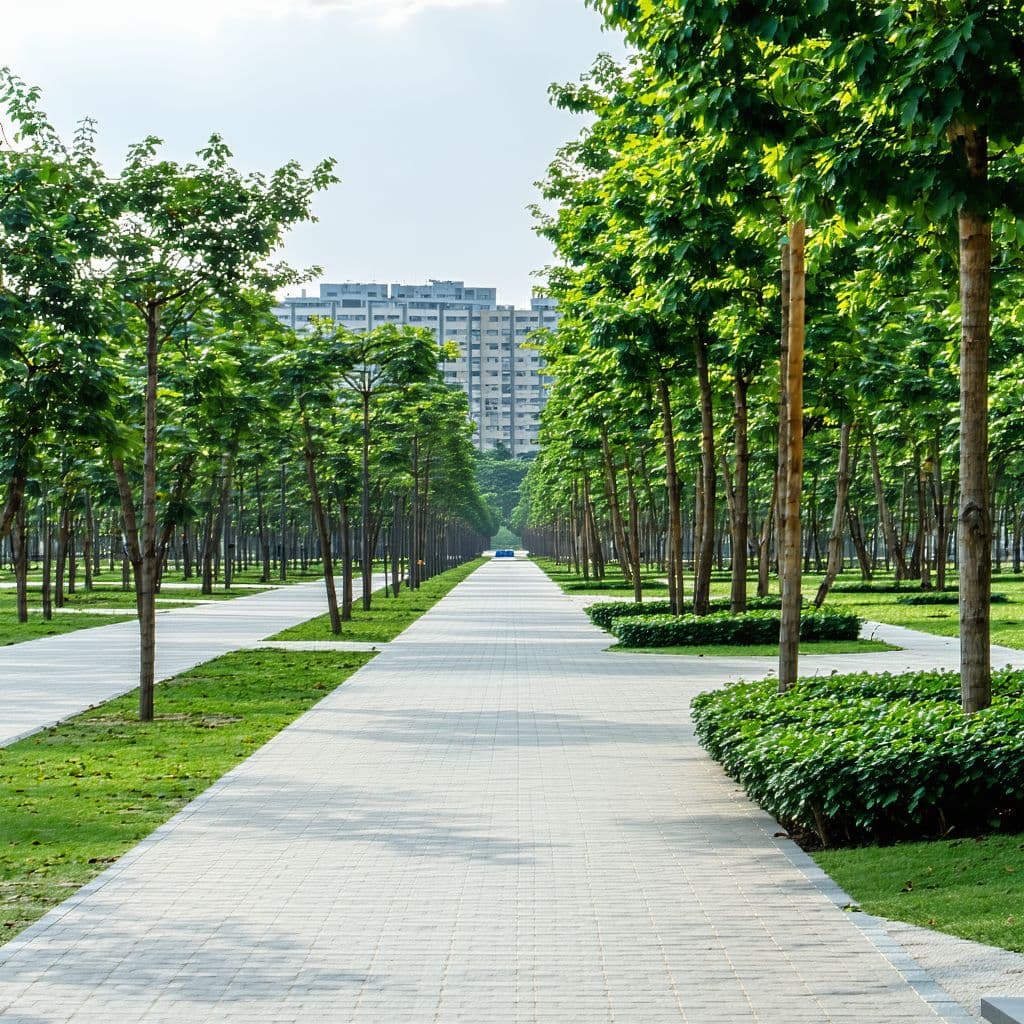 AI generated: crie um projeto de parque linear