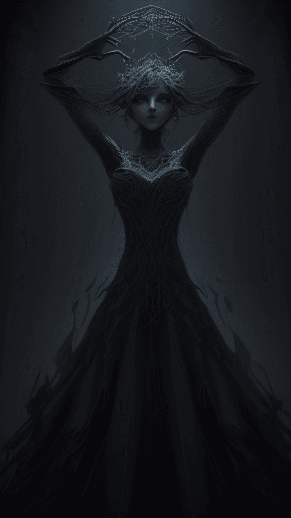 AI generated: "A symphony of haunting beauty, unveiling the essence of lithium in shadowy motifs, harmonizing the ...