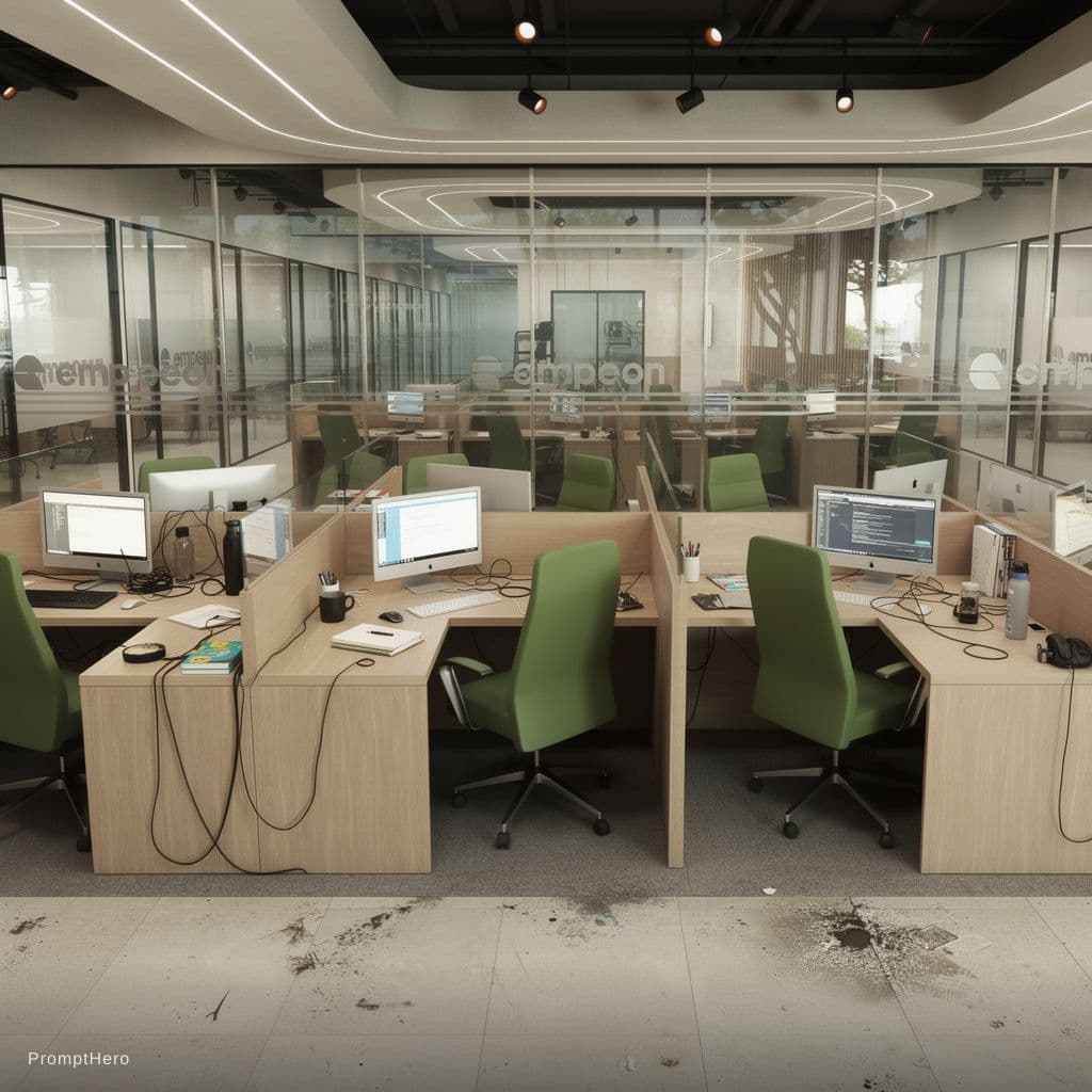 AI generated: make office space more realistic