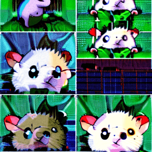 AI generated: hamster called dream, anime