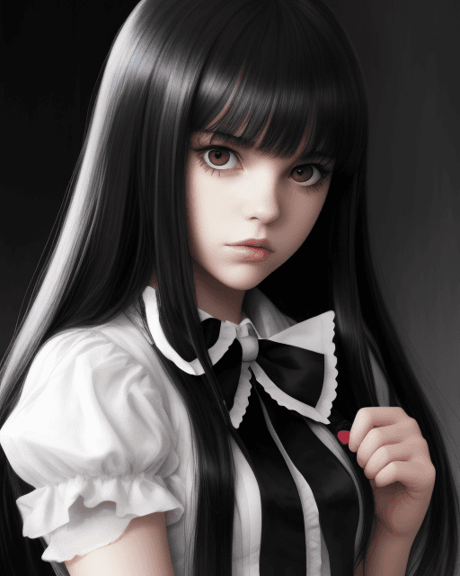 AI generated: a cruel girl 