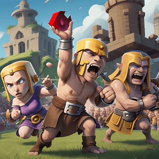 AI generated: clash of clans