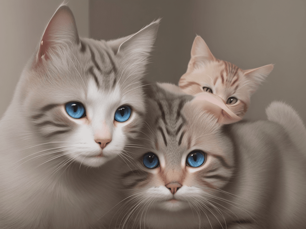 AI generated: a beauty cat