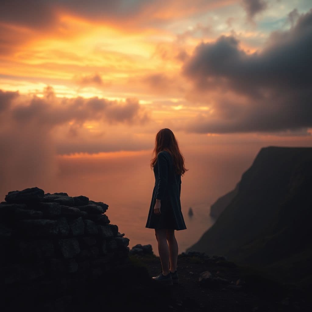 AI generated: A cinematic album cover in 16:9 aspect ratio, inspired by U2's visual aesthetic, with a vast, atmosp...