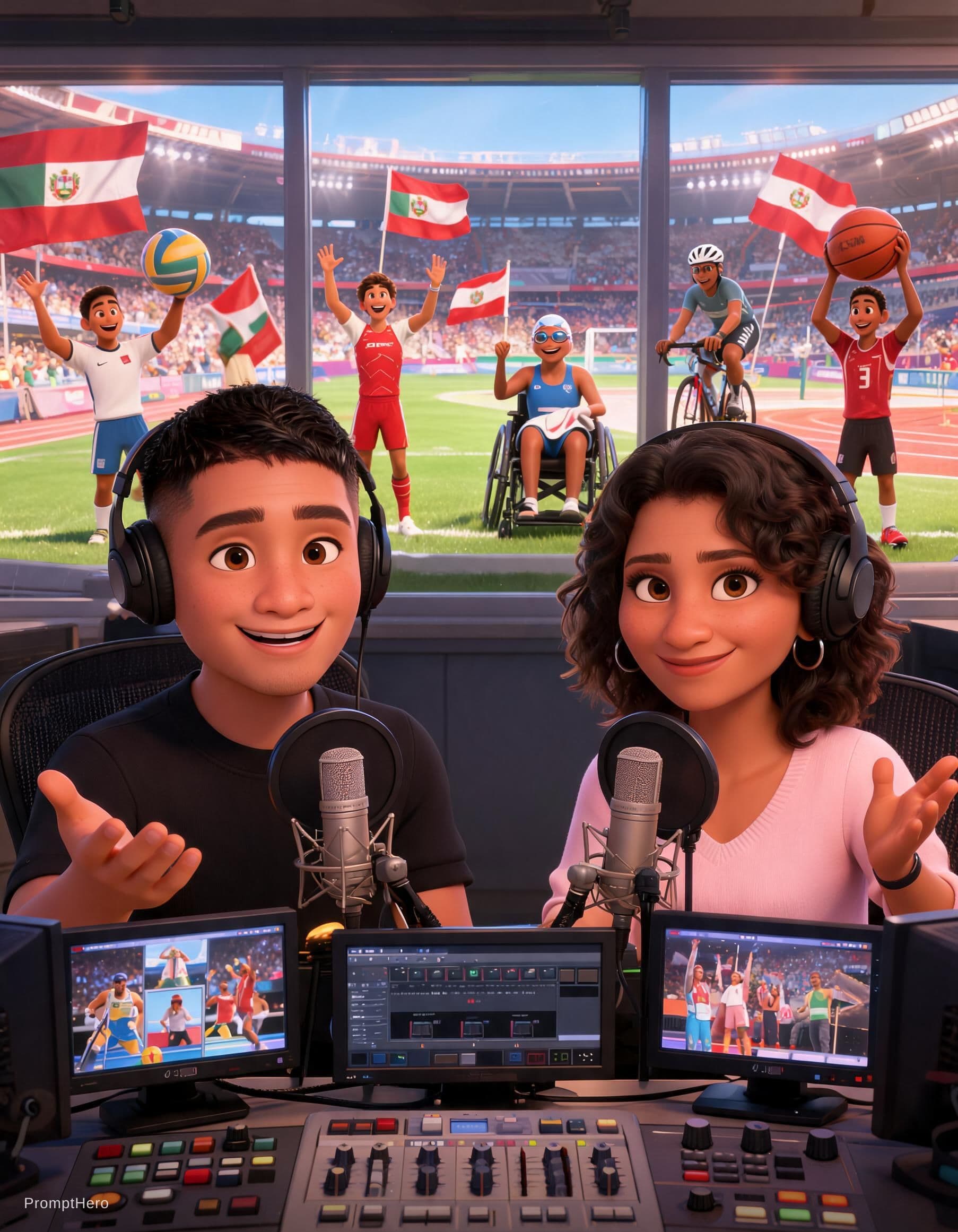 AI generated: Create a cinematic YouTube banner in high-quality  in high-quality Disney-Pixar-inspired 4D animated...