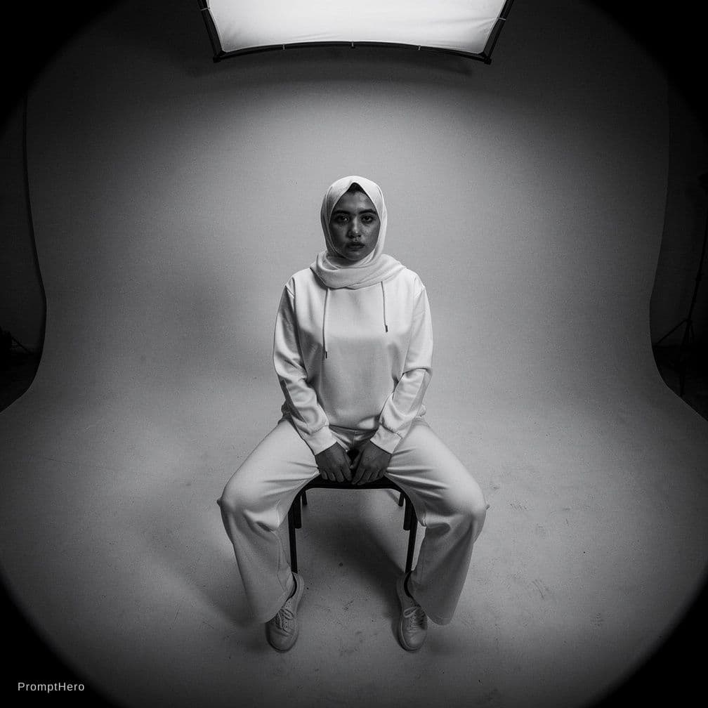 AI generated: high-contrast photography, vertical composition, shot on full-frame camera, 12mm exaggerated fish ey...