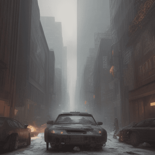 AI generated: inspired by the Pc game "the Division ", various dystopian scenes in New York,Christmas,fight scene,...