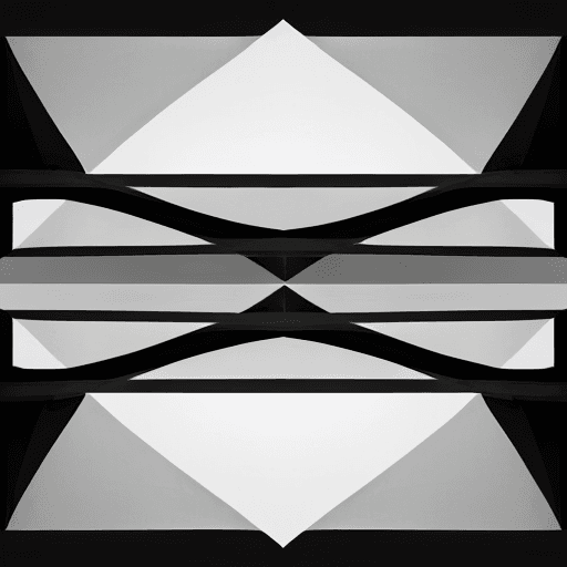 AI generated: symmetrical attractive simple abstract minimalist bridge












