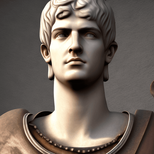 AI generated: High Definition Photo of a ultra realistic Medieval young male named Trajan with black hair and clea...