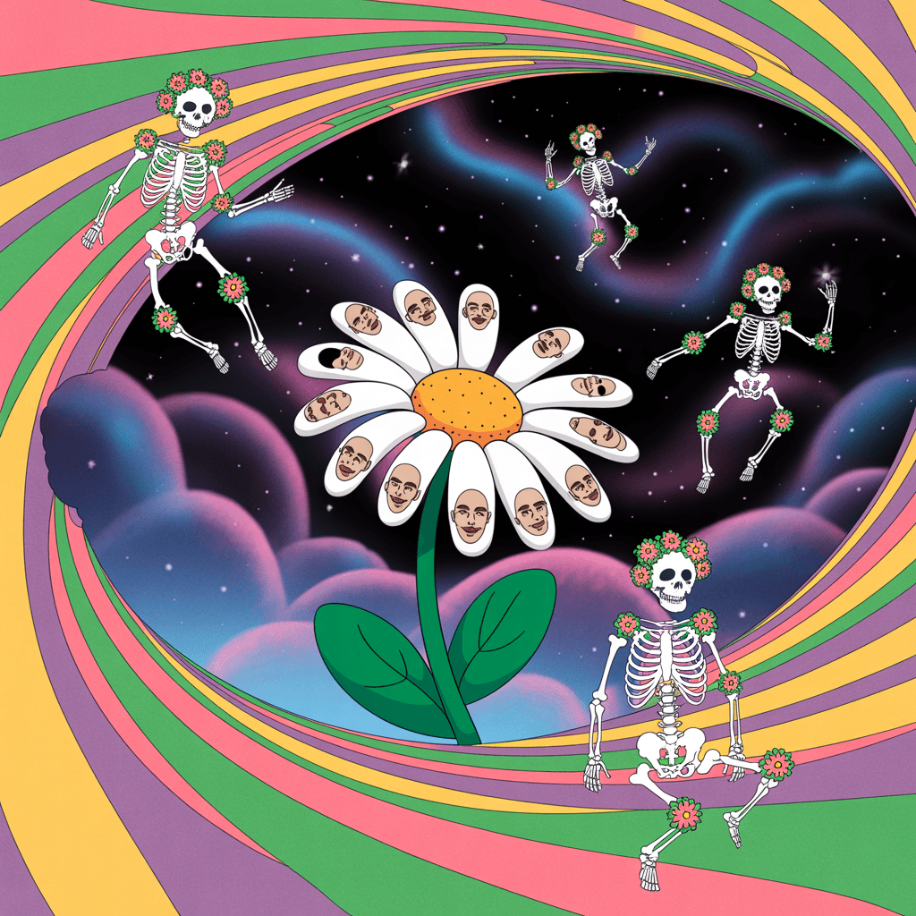 AI generated: abstract Grateful Dead surrealism --ar 1:2 --personalize yruxpc2 --stylize 750 --v 6.1