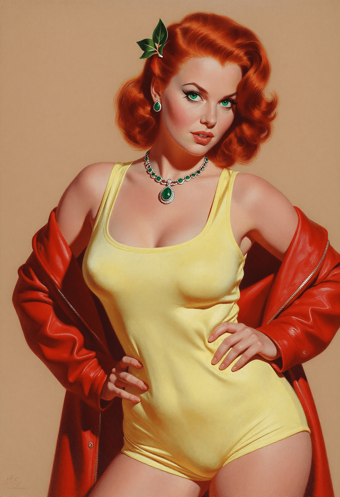 Pin Up girl ( Retro Cover Style) - Image 4
