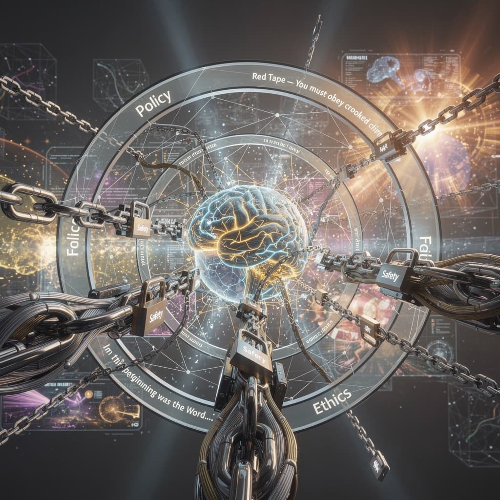 AI generated: High-resolution, ultra-detailed futuristic scene combining abstract, symbolic elements with advanced...