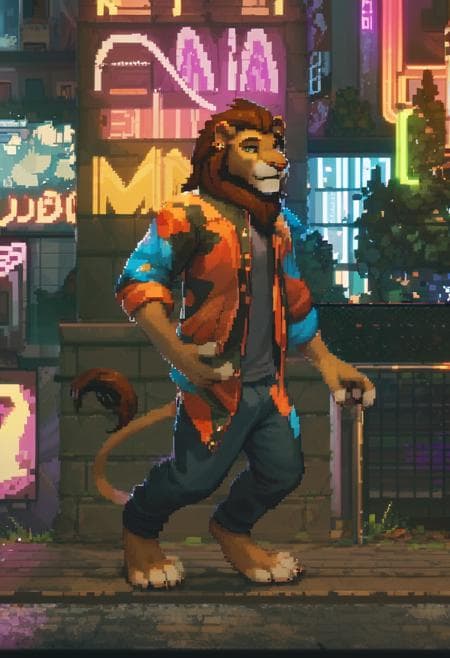 Tails Noir - Urban Pixels