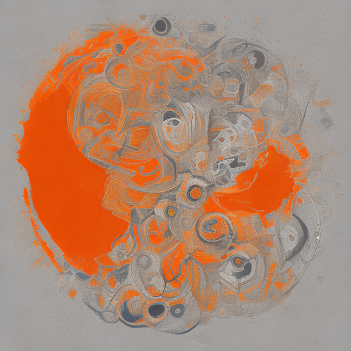 AI generated: Creat an image T-Shirt full with orange with
Abstract expressions_: Emotional, expressive, or though...