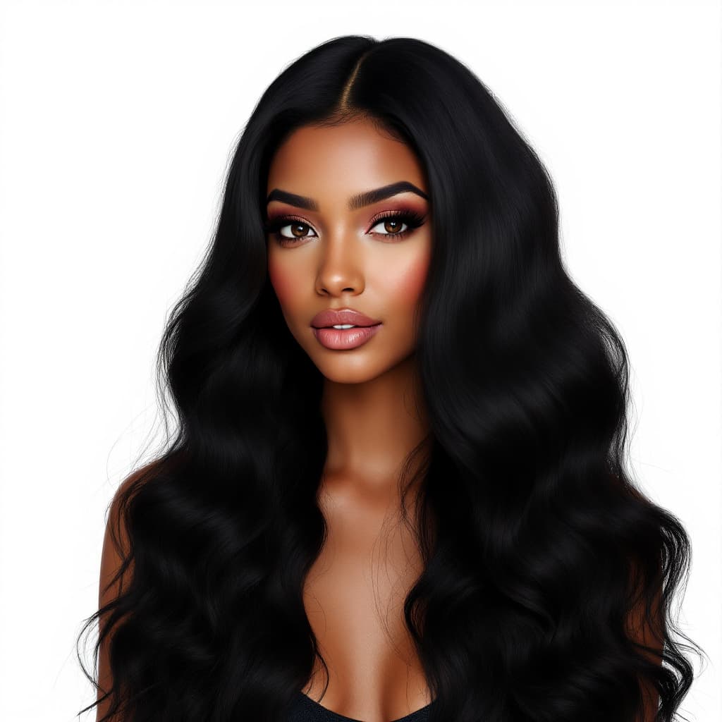 AI generated: BLACK LOGO MODEL 
FOR HAIR EXTENSION BUSINESS NAMED "SAMMYS HAIR EMPORIUM"