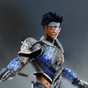 AI generated: concept art handsome male asian warrior, (auras wrath) art style, intricate oriental body armor, bla...
