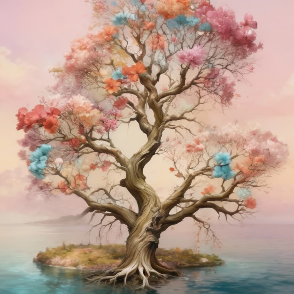 AI generated: isolated island