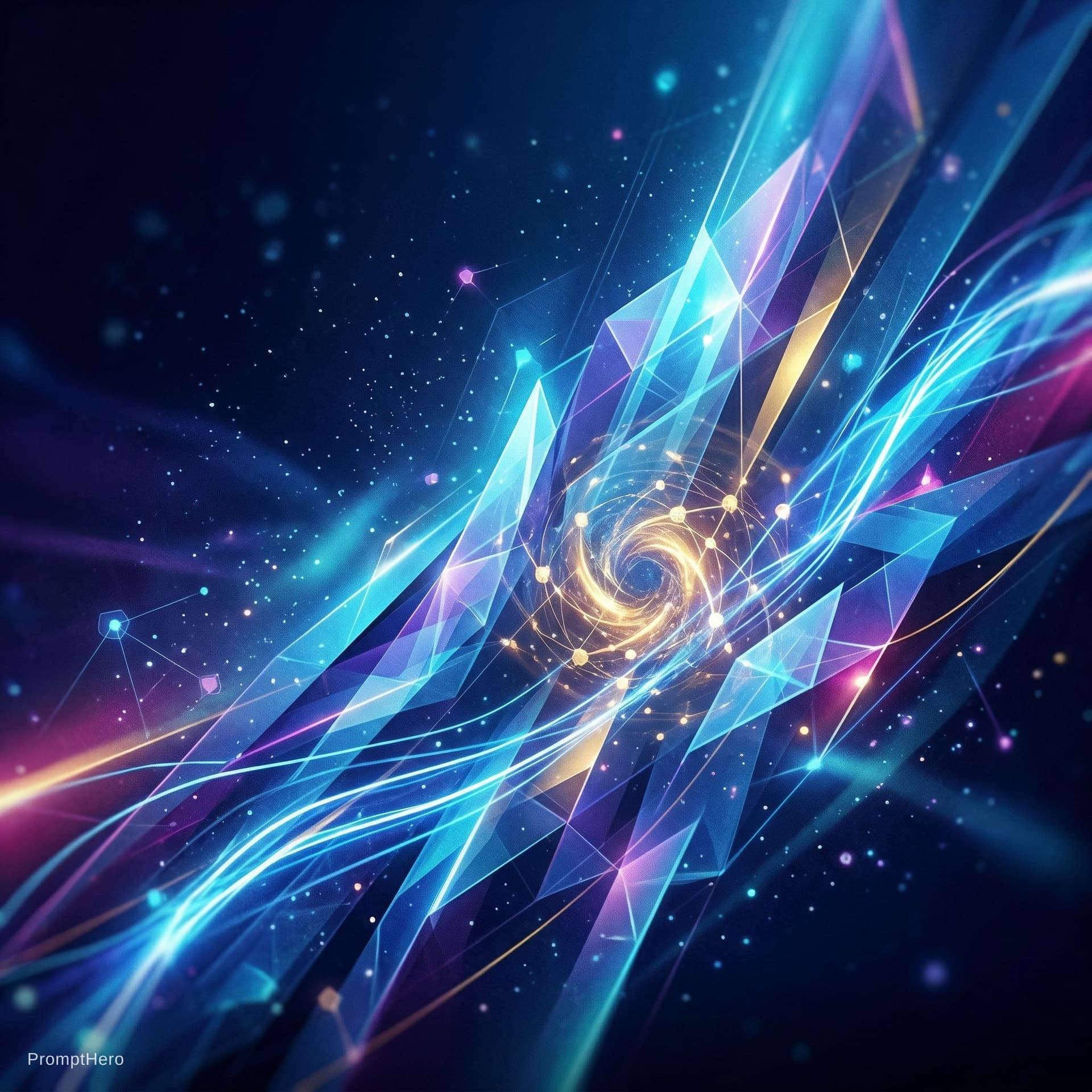 AI generated: I wanna like this image but innovate with this theme : Powerful, inspiring abstract background , Abs...