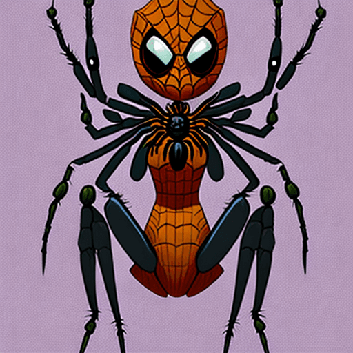 AI generated: An original spider hybrid monster girl character named Salticidae. She is a spidertaur, better known...