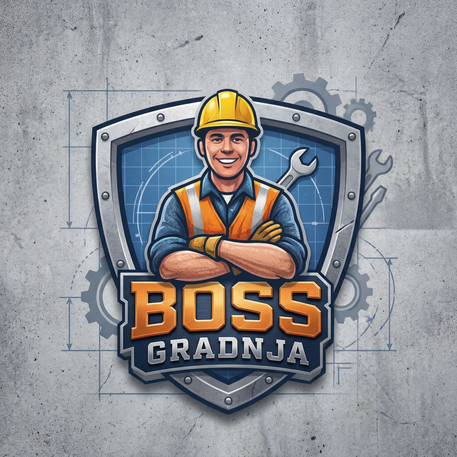 AI generated: Make this logo amazing. Combined text with mascot refine it but maintain the face and position. Its ...