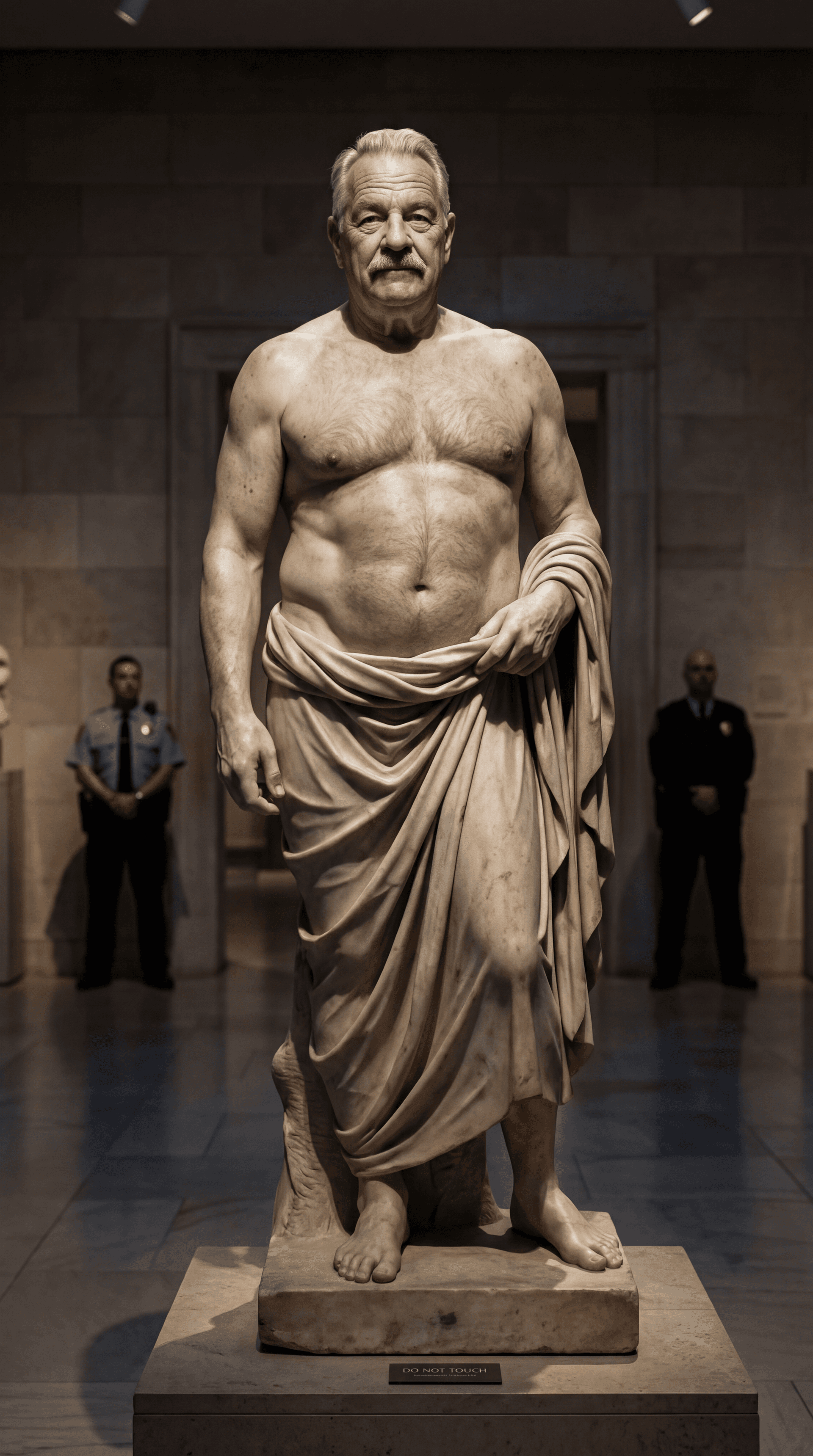 AI generated: ULTRA-REALISTIC FINE ART EDITORIAL PHOTOGRAPHY (vertical, 9:16).
High-end museum campaign aesthetic,...