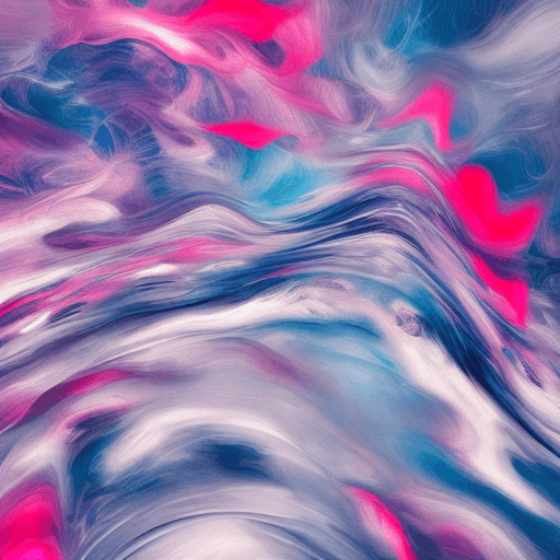 AI generated: an abstract of abstract blue and pink abstract clouds, clouds, white texture in the background, swir...