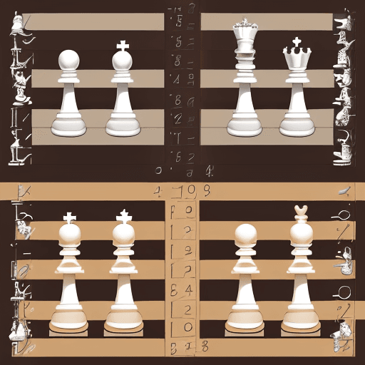 AI generated: An animated chessboard designed for children learning chess, with a focus on explaining columns, row...