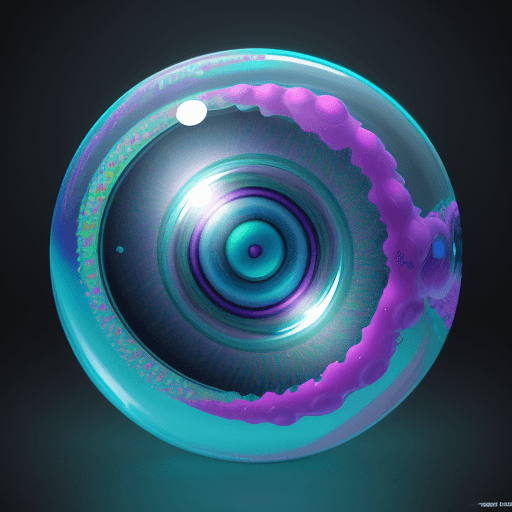 AI generated: BUBBLE IN CENTER ONLY; funk art, seapunk, datamosh, vaporwave, botfrula, peacevoid --v 4. cinematic,...
