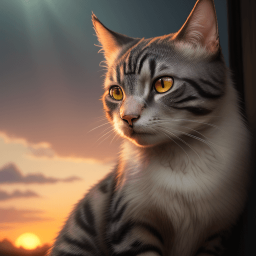 AI generated: Photo of a ultra realistic thanksgiving cat, dramatic light, pale sunrise, cinematic lighting, batte...