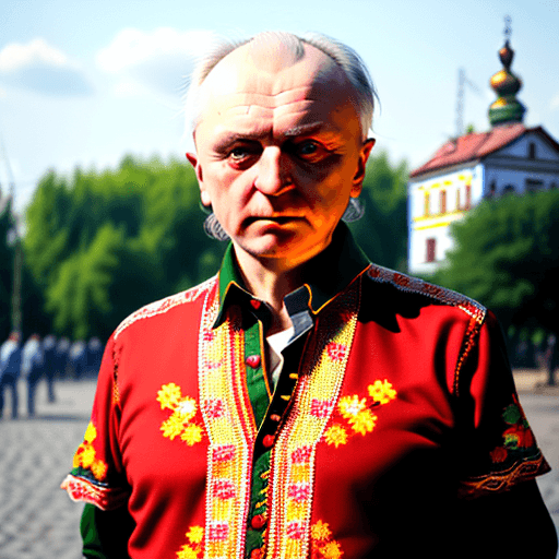 AI generated: the photo should show the Ukrainian writer Ivan Franko who has roughly 30 years old and dressed in a...