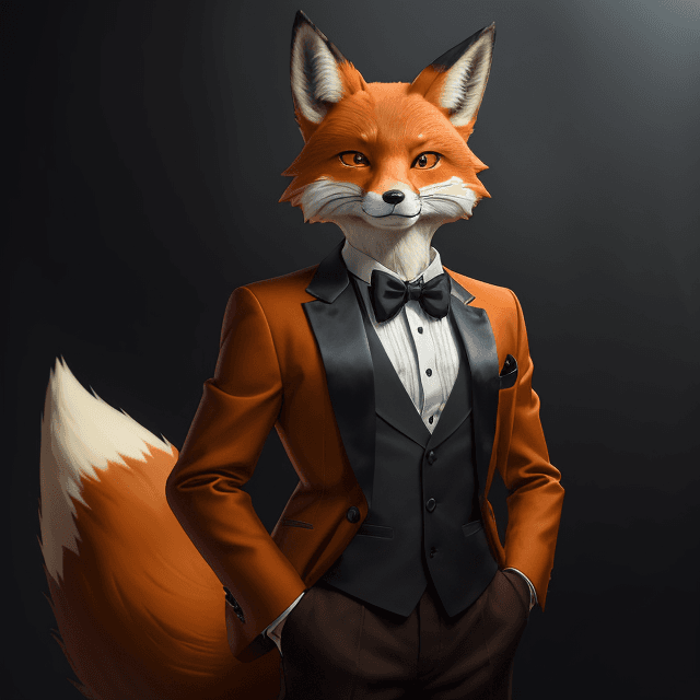 AI generated: high quality art by studio ghibli, moody lighting, anthropomorphic male fox, teenager, orange fur an...