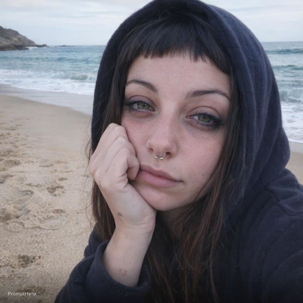 AI generated: On the beach 