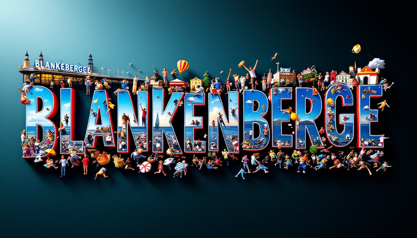 AI generated: A striking, high-contrast cinematic photo-style vertical collage that captures the essence of Blanke...